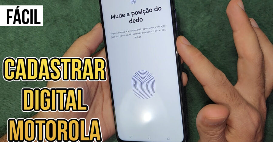COMO CADASTRAR DIGITAL NO MOTOROLA MOTO G17 | ONDE FICA O LEITOR DIGITAL?