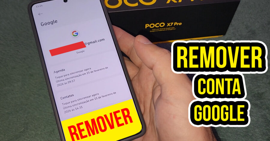 REMOVER CONTA GOOGLE QUE ESTÁ VINCULADA NO POCO X7 PRO