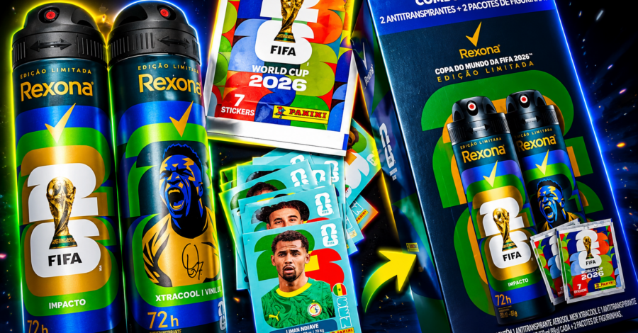 ⚽ QUAIS FIGURINHAS VIERAM NO KIT ANTITRANSPIRANTE REXONA COMBO ESPECIAL COPA DO MUNDO FIFA 26 ?
