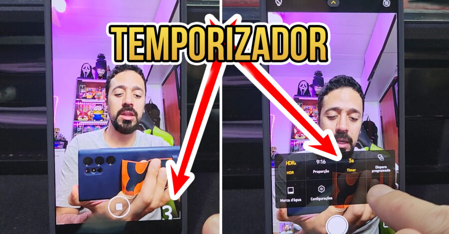 Como colocar TIMER | TEMPORIZADOR para tirar fotos em 3, 5 ou 10 segundos no xiaomi poco x7 pro