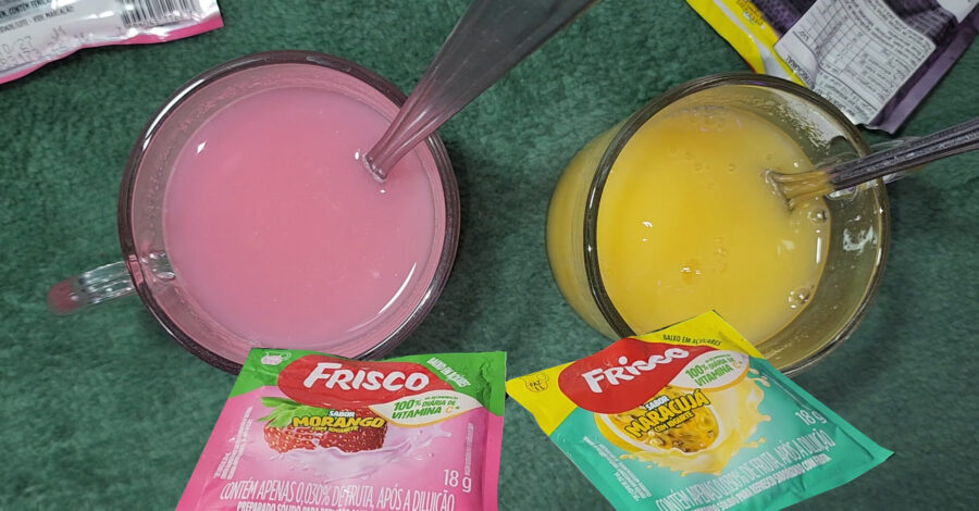 SUCO FRISCO SABOR MORANGO COM IOGURTE E MARACUJA COM IOGURTE É BOM?