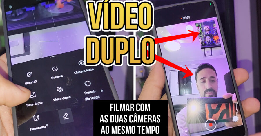 FUNÇÃO NATIVA NO POCO X7 PRO: VÍDEO DUPLO – COMO USAR ( filmar com as duas câmeras ao mesmo tempo )