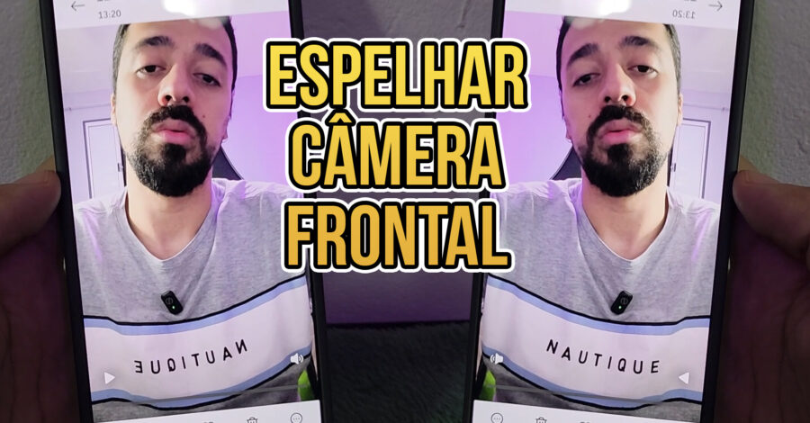 ESPELHAR IMAGEM DA CÂMERA FRONTAL SELFIE poco x7 pro