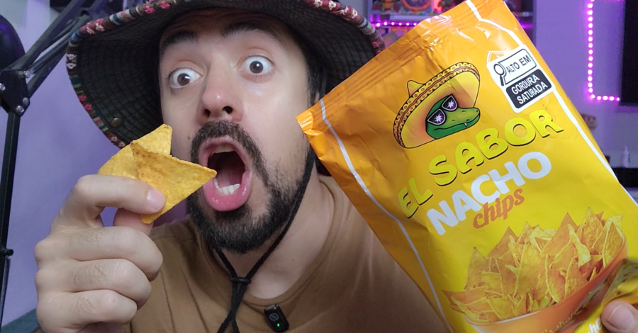 🧀 ME SURPREENDI COM O SABOR DESSE NACHO CHIPS EL SABOR ( CHEESE )