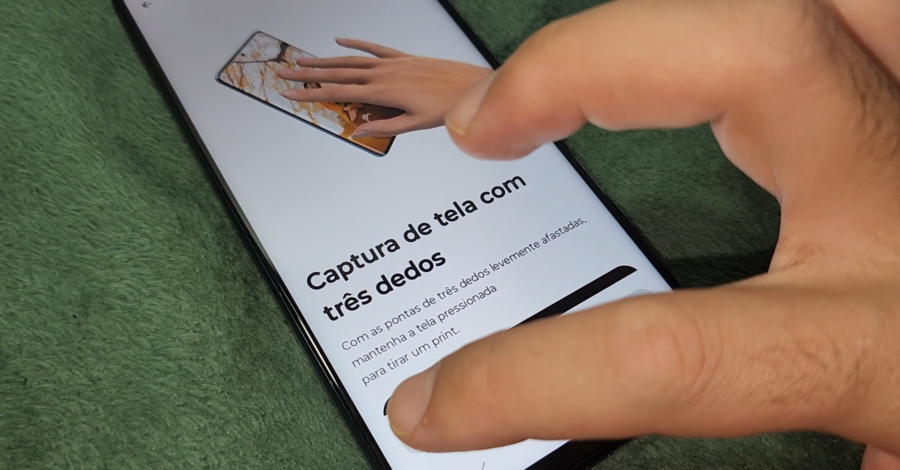 CAPTURA DE TELA COM 3 DEDOS – COMO FUNCIONA ( motorola )