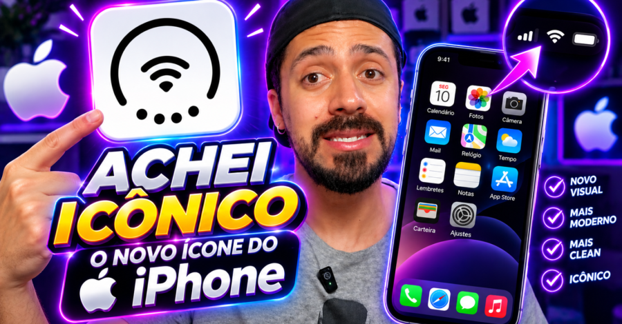 ACHEI ICÔNICO O NOVO ICONE DO IPHONE