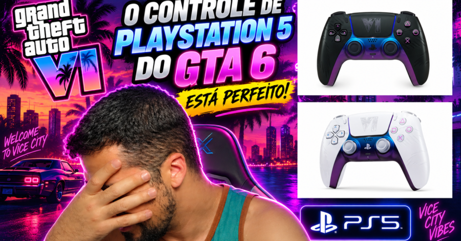 🎮 O CONTROLE DE PLAYSTATION 5 DO GTA 6 ESTÁ PERFEITO!