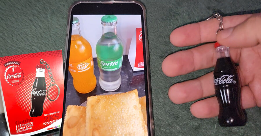 CONSEGUI O BRINDE CHAVEIRO DA COCA-COLA COMPRANDO 2 REFRIGERANTES KS… VEJA DETALHES