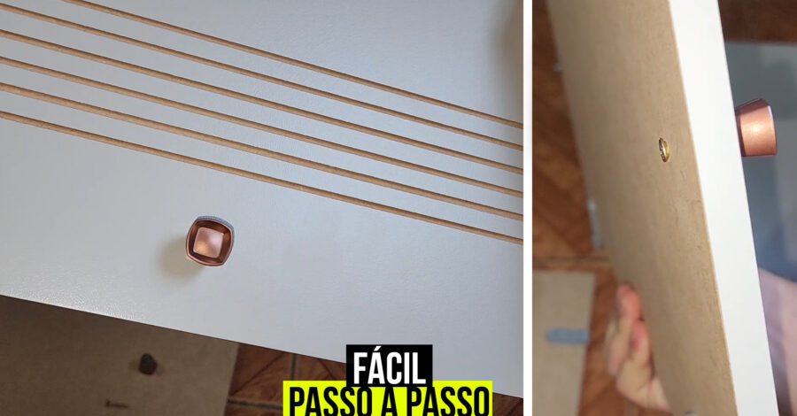 COMO INSTALAR PUXADOR SIMPLES DE 1 PARAFUSONA PORTA DE CORRER ? FÁCIL