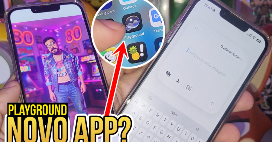 TESTANDO O NOVO APP PLAYGROUND QUE APARECEU NO IPHONE NA NOVA ATUALIZAÇÃO IOS27