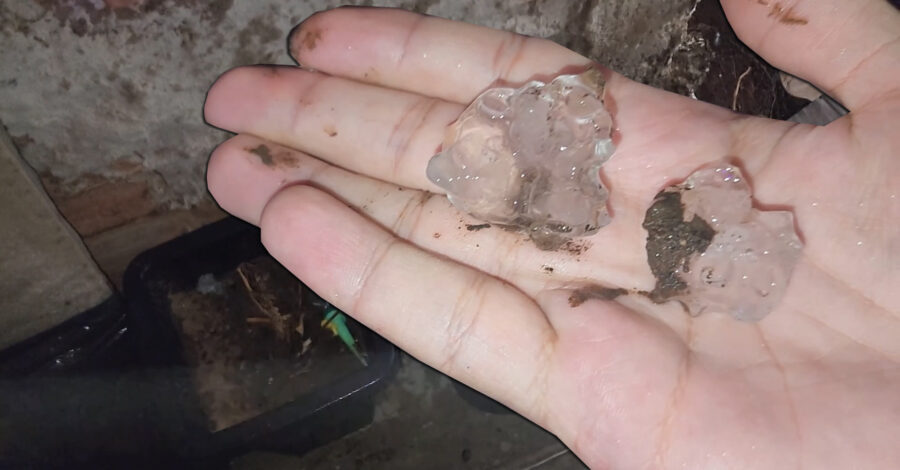 🌧️🧊 UM POUCO DA CHUVA DE GRANIZO QUE CAIU EM BH