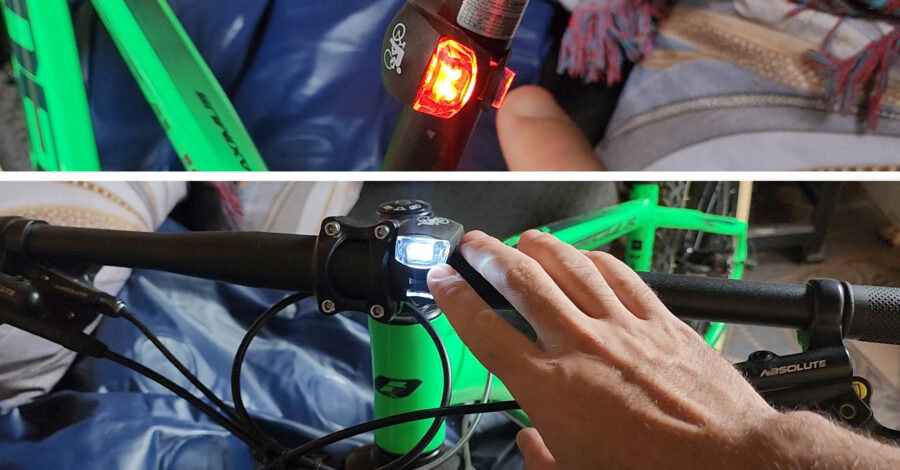 🚲 LUZ LED DE SEGURANÇA PARA BICICLETA : ISSO É MUITO ÚTIL ( SINALIZADOR / LANTERNA )