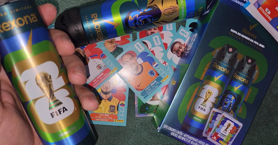 MESMO DEPOIS DA COPA… ABRINDO MAIS UM DESODORANTE COM FIGURINHA DA COPA
