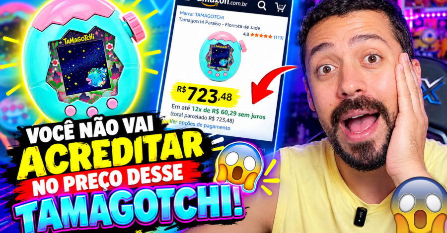VOCÊ NÃO VAI ACREDITAR NO PREÇO DESSE TAMAGOTCHI! 😱