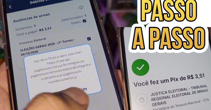 COMO EMITIR PAGAMENTO VIA PIX DA MULTA POR NÃO VOTAR ( DÉBITO LEITORAL ) PELO CELULAR APP E-TÍTULO