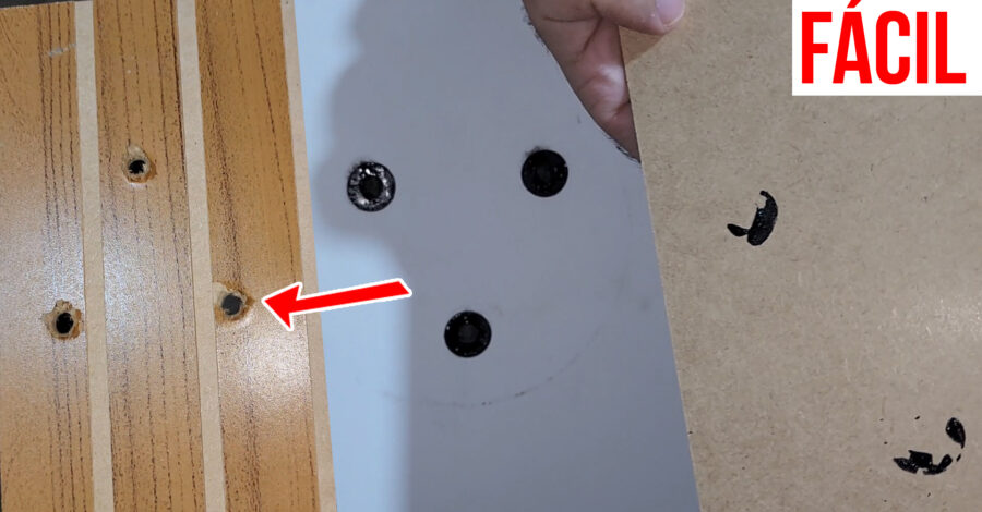 JEITO FÁCIL DE MARCAR OS FUROS DA PAREDE NO PAINEL RIPADO COM TINTA – ALINHAR FURO DE PARAFUSO