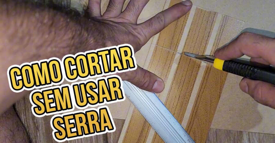 COMO CORTAR RIPA REVESTIMENTO PARA PAINEL RIPADO MDF ( SEM SERRA CIRCULAR )