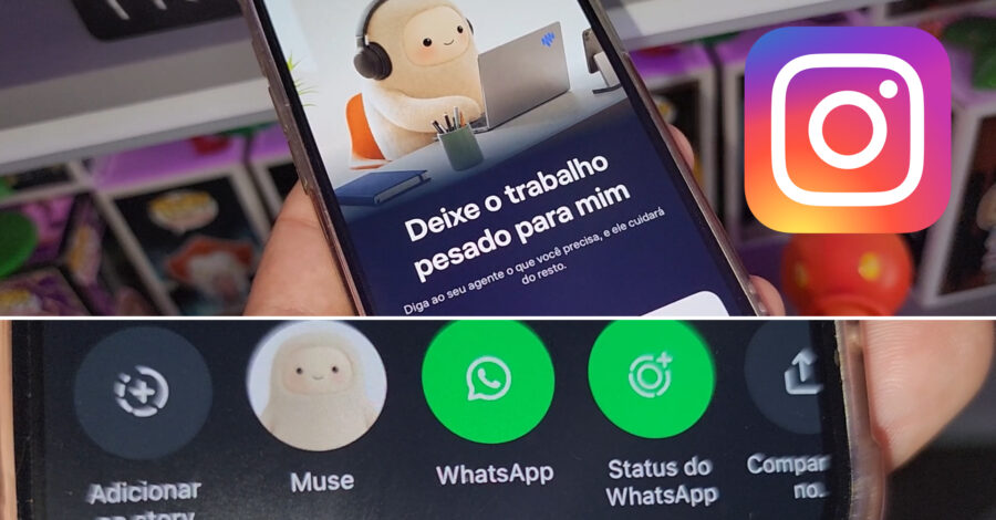 APARECEU AI? MUSE NOVA FUNÇÃO DO INSTAGRAM…QUE APARECE QUANDO CLICA EM COMPARTILHAR POSTAGEM
