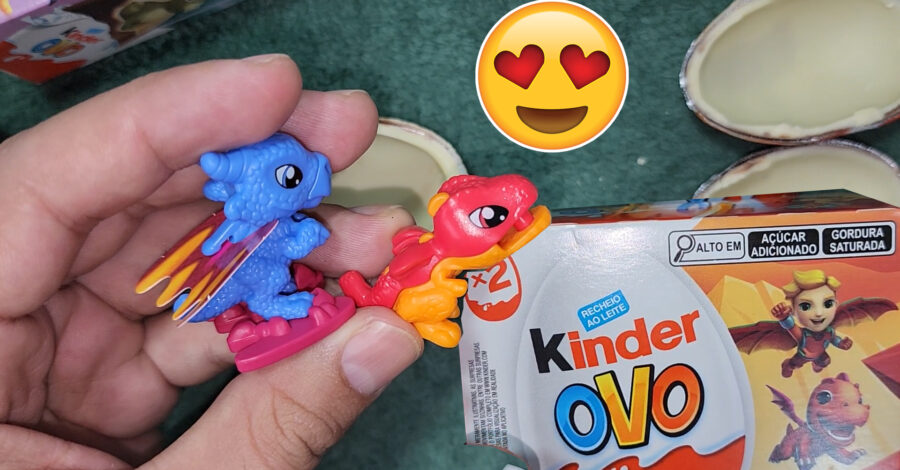 AMEI A SURPRESA QUE VEIO NESSE KINDER OVO DE DINOSSAUROS
