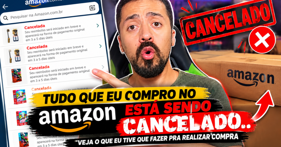 TUDO QUE EU COMPRO NO AMAZON ESTÁ SENDO CANCELADO.. VEJA O QUE EU TIVE QUE FAZER PRA REALIZAR COMPRA