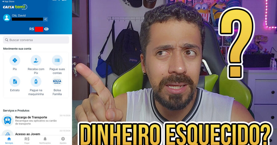 OLHANDO SE TEM DINHEIRO ESQUECIDO NO APP DO CAIXA TEM