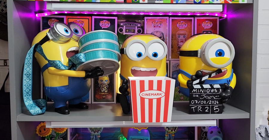 COMPREI O TRIO : COLEÇÃO MINIONS DE BALDE DE PIPOCA DOS CINEMAS DE 2026