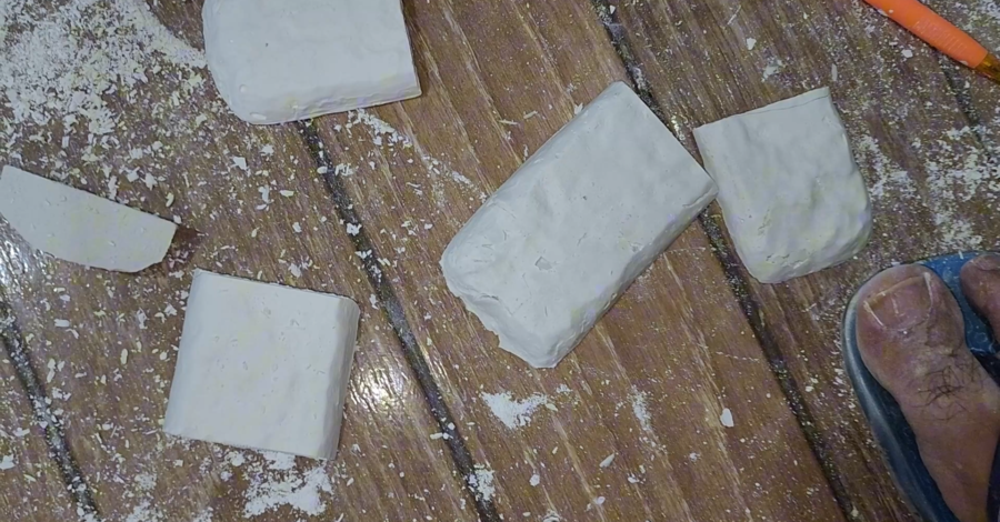 COMO CORTAR TIJOLINHO DE GESSO RAPIDAMENTE
